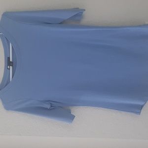 Carole Little top pale blue size medium.